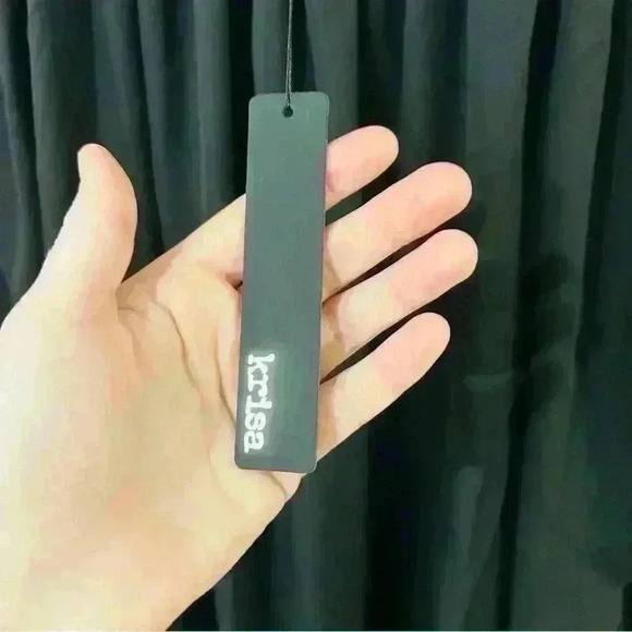 NWT Revolve Krisa Black Flutter Flowy Mini Dress - Picture 4 of 6